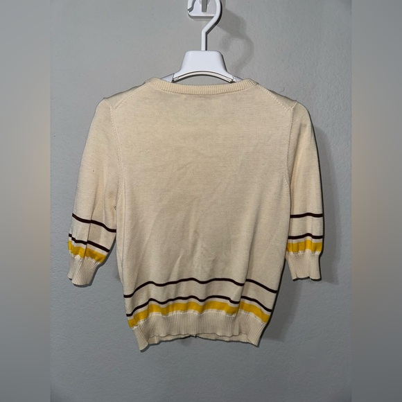 Marc by Marc Jacobs Cotton silk knit collared top small - Picture 3 of 9